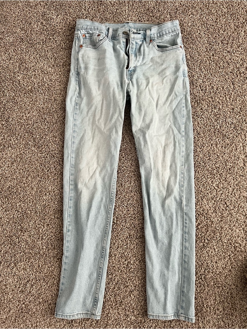 Levi’s Strauss men Light Blue Skinny Jeans with Stretch